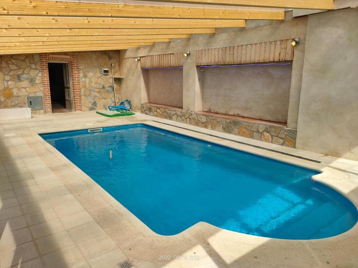 Casa Rural Banos Del Rey Con Piscina Climatizada Vega de Santa María Exterior foto
